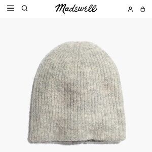 Madewell OS Grey Wool Beanie